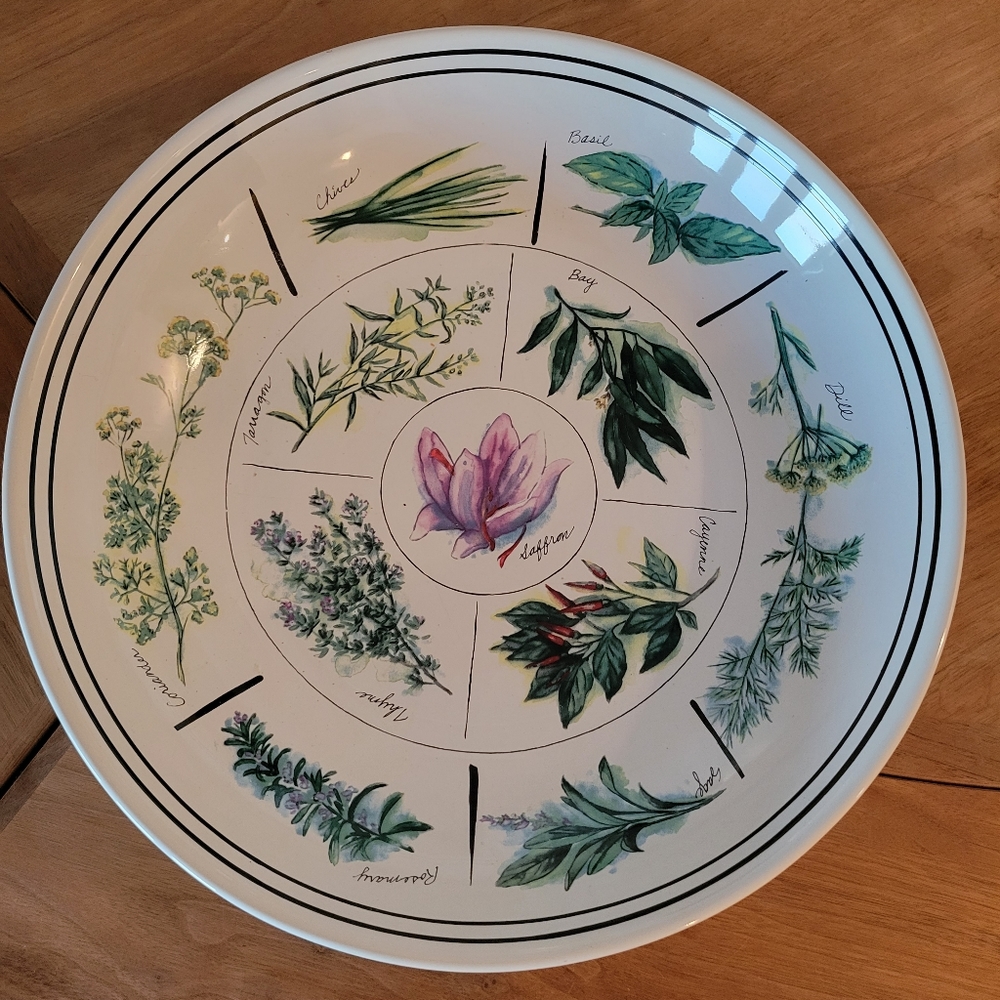 Williams-Sonoma Herbs Pasta Serving Bowl
